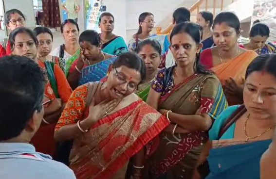7 am to 1 pm duty is ‘inhuman’, alleged Anganwadi Employees 7 am to 1 pm duty is ‘inhuman’, alleged Anganwadi Employees